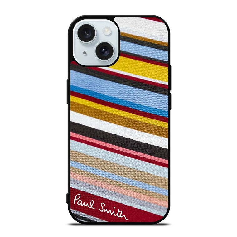 PAUL SMITH COTTON STRIPE iPhone 15  Case Cover PAUL SMITH COTTON STRIPE iPhone 15  Case Cover
