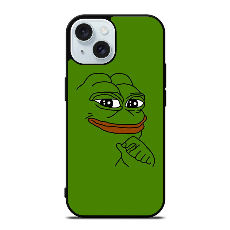PEPE THE FROG CARTOON iPhone 15  Case Cover