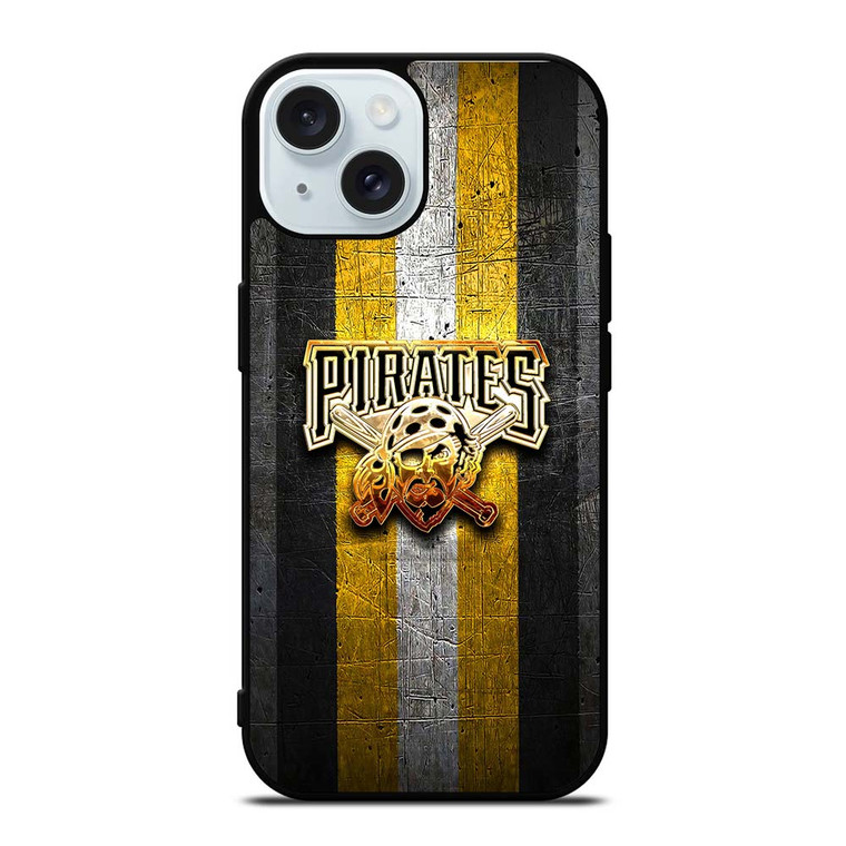 PITTSBURGH PIRATES GOLDEN LOGO iPhone 15  Case Cover PITTSBURGH PIRATES GOLDEN LOGO iPhone 15  Case Cover