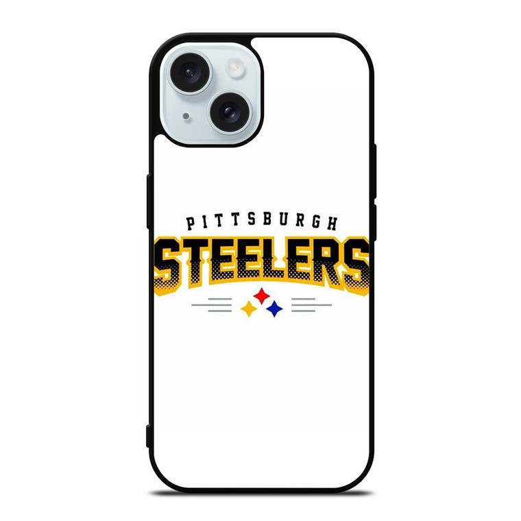 PITTSBURGH STEELERS WHITE WALL iPhone 15  Case Cover