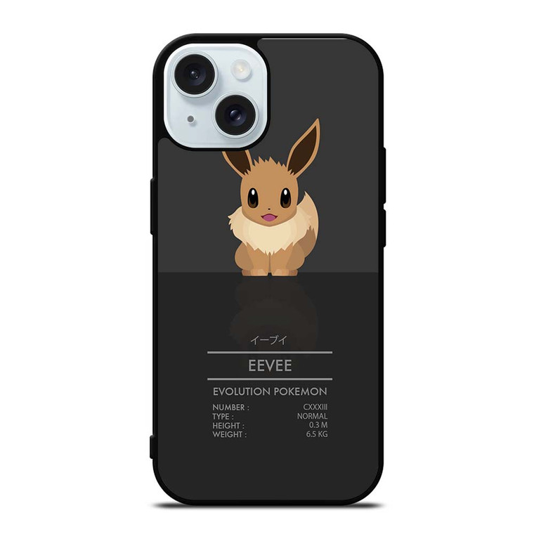 POKEMON EEVEE ABILITY iPhone 15  Case Cover