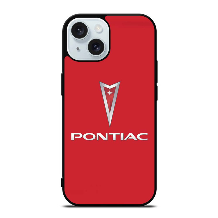 PONTIAC CAR RED LOGO iPhone 15  Case Cover PONTIAC CAR RED LOGO iPhone 15  Case Cover