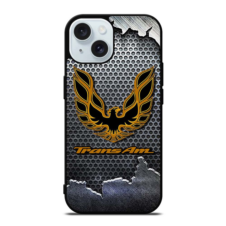 PONTIAC TRANS AM FIREBIRD METAL LOGO 2 iPhone 15  Case Cover