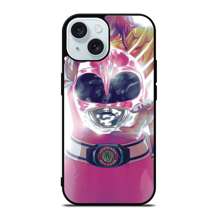 POWER RANGERS PINK iPhone 15  Case Cover POWER RANGERS PINK iPhone 15  Case Cover
