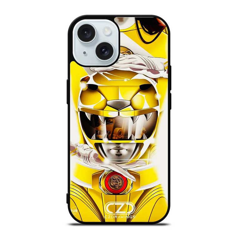 POWER RANGERS YELLOW iPhone 15  Case Cover