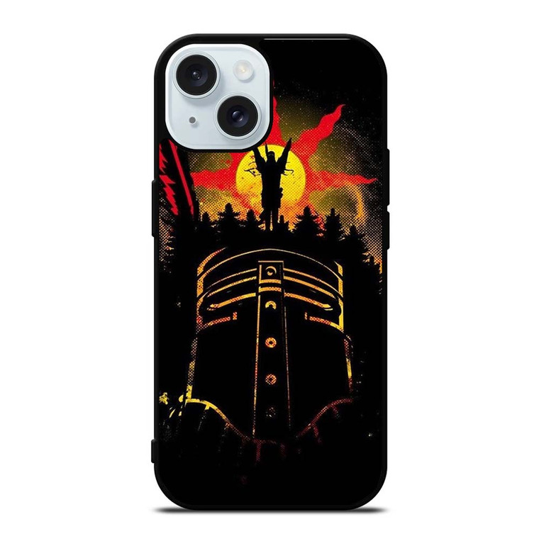 PRAISE THE SUNS DARK SOULS ART iPhone 15  Case Cover PRAISE THE SUNS DARK SOULS ART iPhone 15  Case Cover