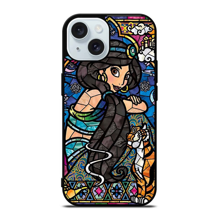Princess Jasmine Aladdin Fairy Tale Stained iPhone 15  Case Cover