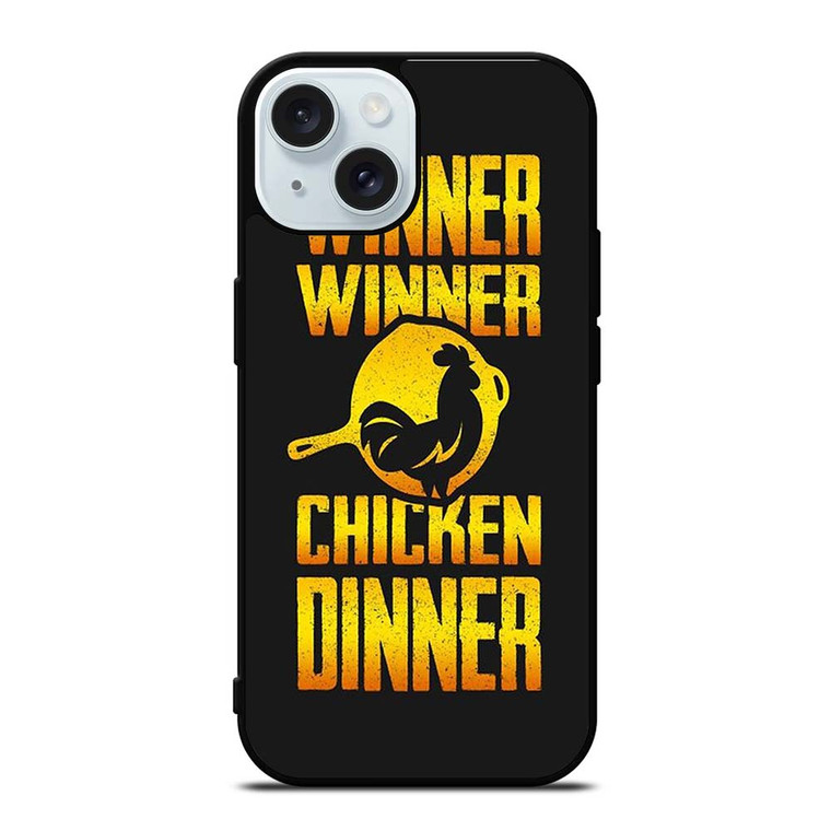 PUBG WINNER CHICKEN DINNER LOGO iPhone 15  Case Cover