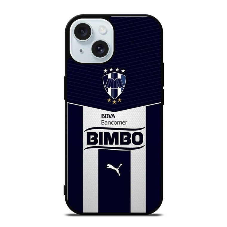 RAYADOS MONTERREY SOCCER LOGO iPhone 15  Case Cover