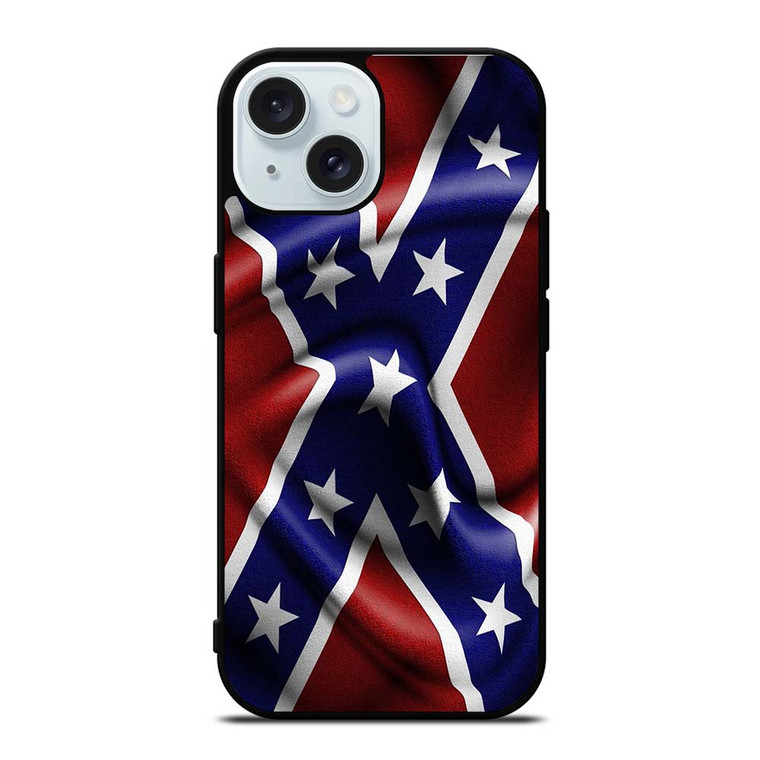 REBEL FLAG 2 iPhone 15  Case Cover REBEL FLAG 2 iPhone 15  Case Cover