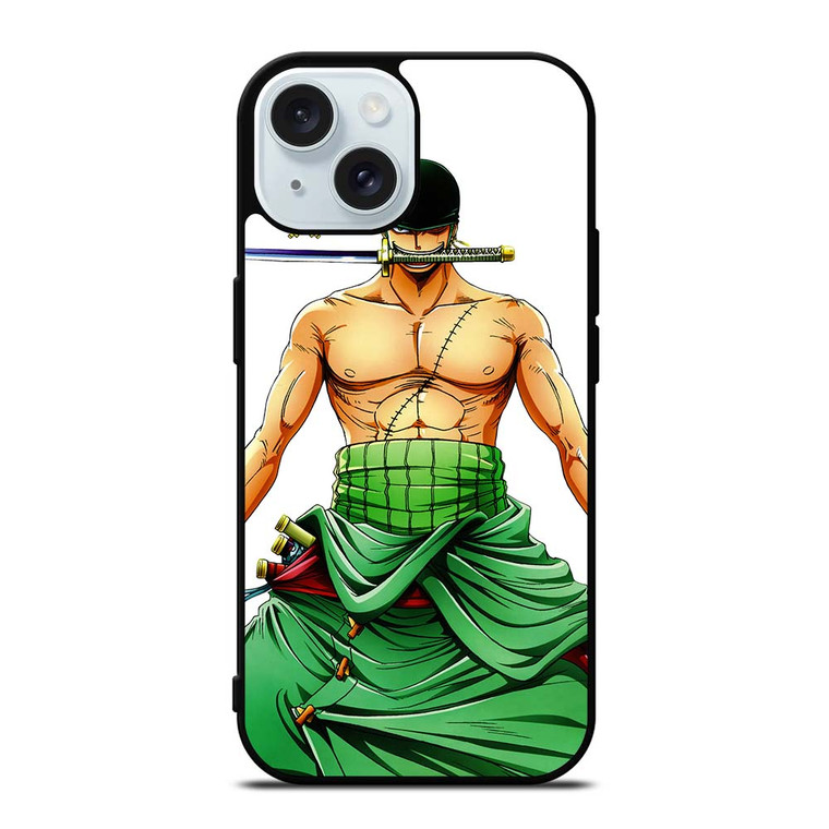 RORONOA ZORO ONE PIECE ANIME 2 iPhone 15  Case Cover
