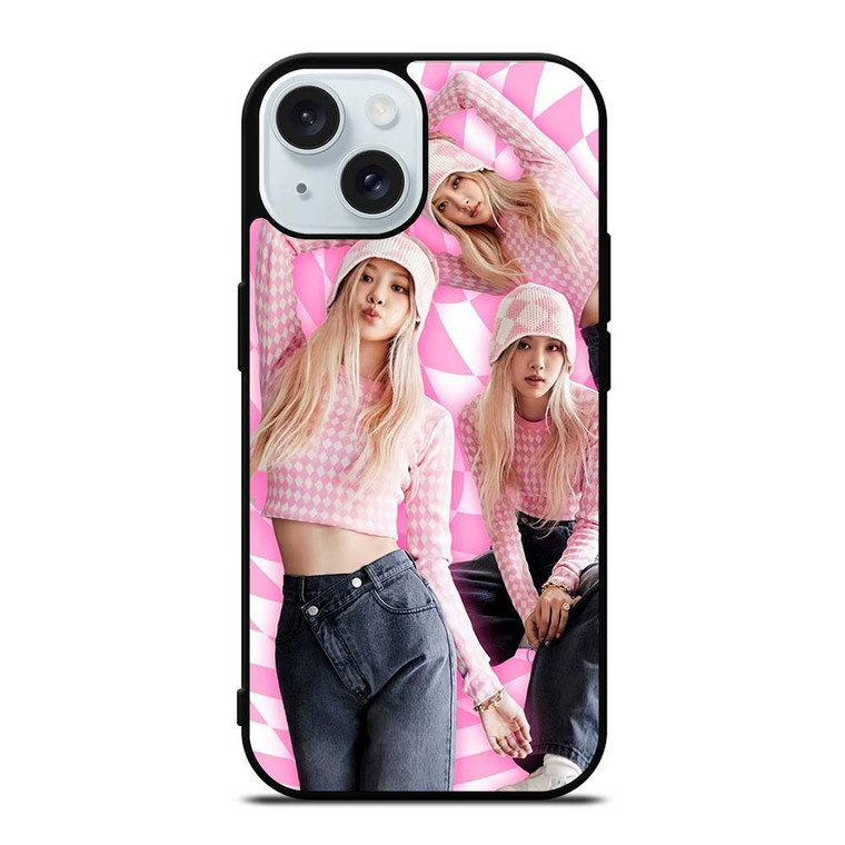 ROSE BLACKPINK PRETTY iPhone 15  Case Cover