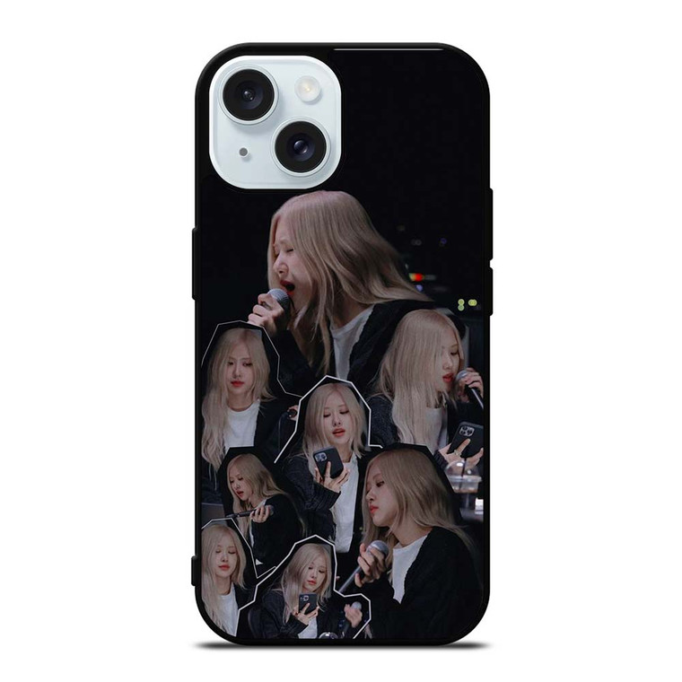 ROSE BLACKPINK SINGING iPhone 15  Case Cover