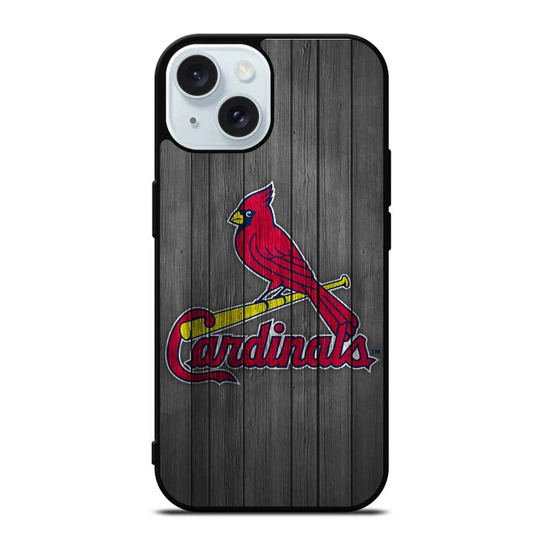 SAINT LOUIS CARDINALS WOODEN ICON iPhone 15  Case Cover