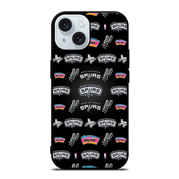 SAN ANTONIO SPURS COLLAGE iPhone 15  Case Cover