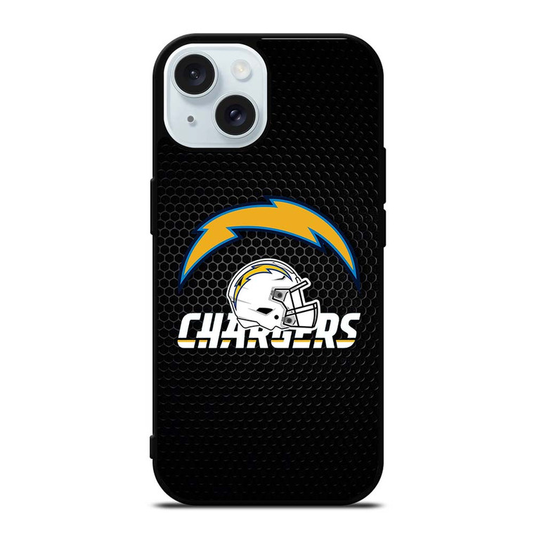 SAN DIEGO CHARGERS METAL LOGO iPhone 15  Case Cover