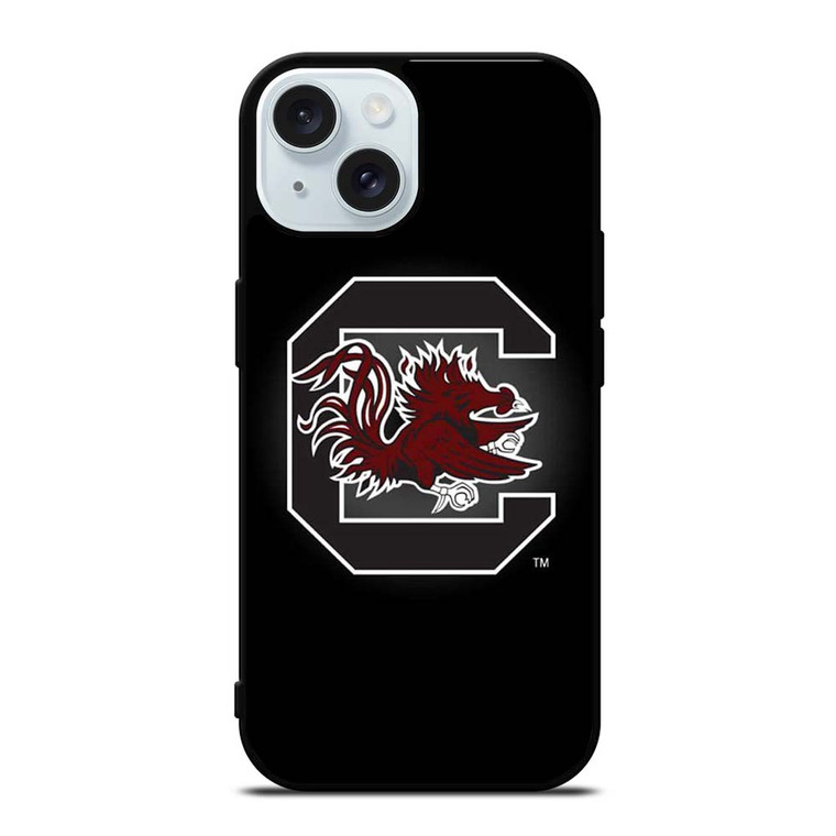 SOUTH CAROLINA GAMECOCKS LOGO iPhone 15  Case Cover