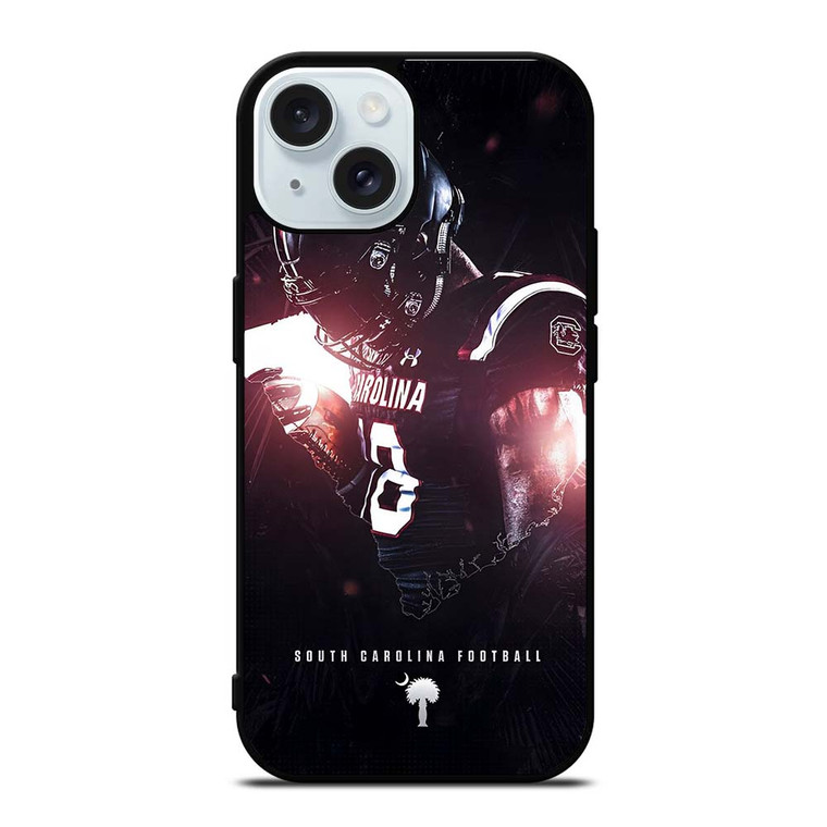 SOUTH CAROLINA GAMECOCKS PLAYER iPhone 15  Case Cover SOUTH CAROLINA GAMECOCKS PLAYER iPhone 15  Case Cover