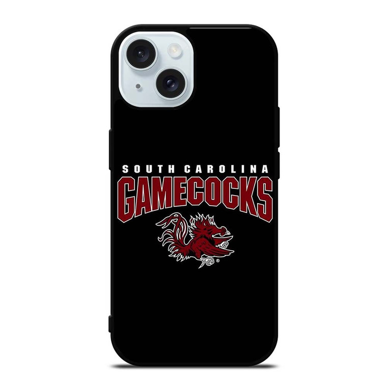 SOUTH CAROLINA GAMECOCKS UNIVERSITY iPhone 15  Case Cover SOUTH CAROLINA GAMECOCKS UNIVERSITY iPhone 15  Case Cover