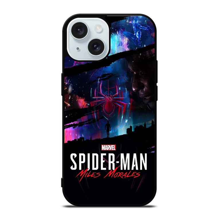 SPIDERMAN MILES MORALES MARVEL iPhone 15  Case Cover