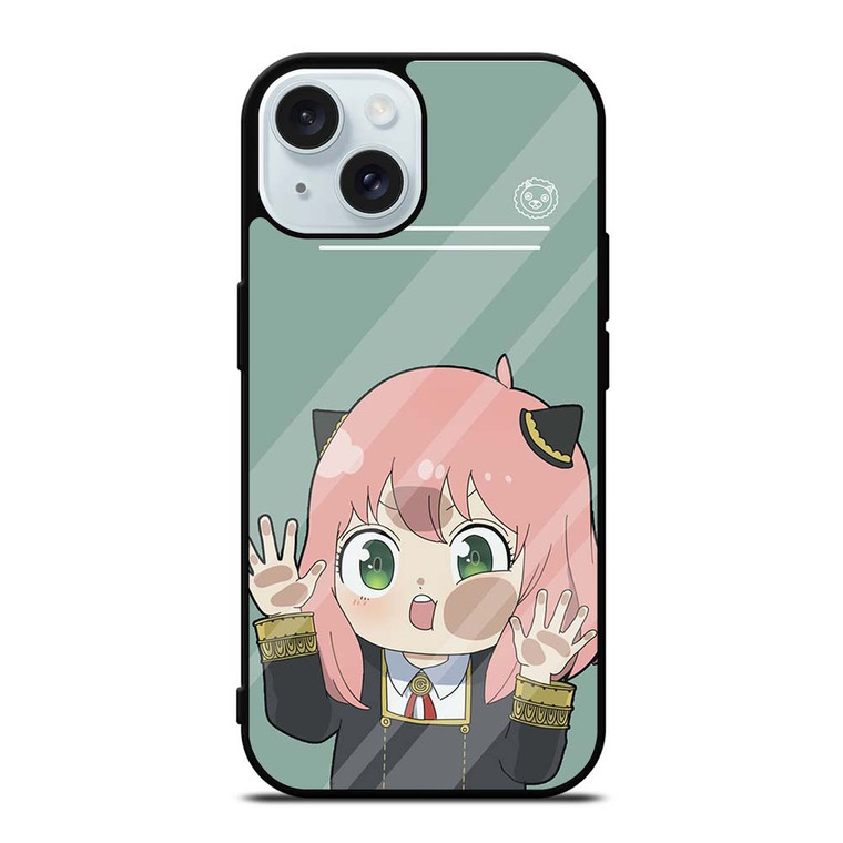 SPY X FAMILY ANYA FUNNY CUTE iPhone 15  Case Cover SPY X FAMILY ANYA FUNNY CUTE iPhone 15  Case Cover