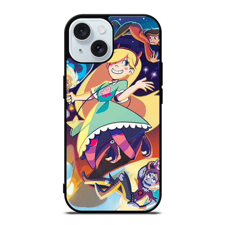 STAR VS THE FORCES OF EVIL CARTOON iPhone 15  Case Cover STAR VS THE FORCES OF EVIL CARTOON iPhone 15  Case Cover