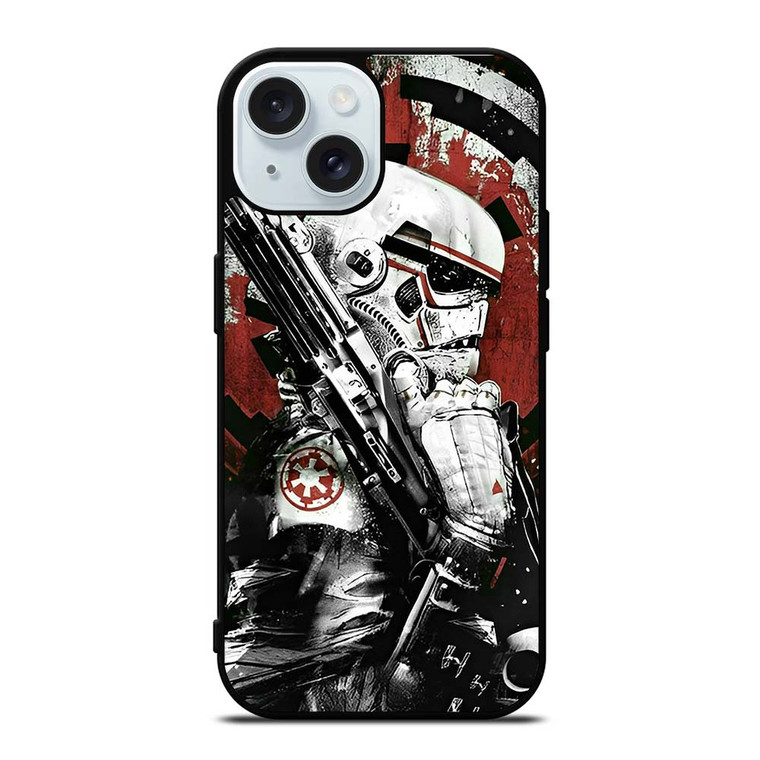 STAR WARS STORMTROOPER GUN iPhone 15  Case Cover
