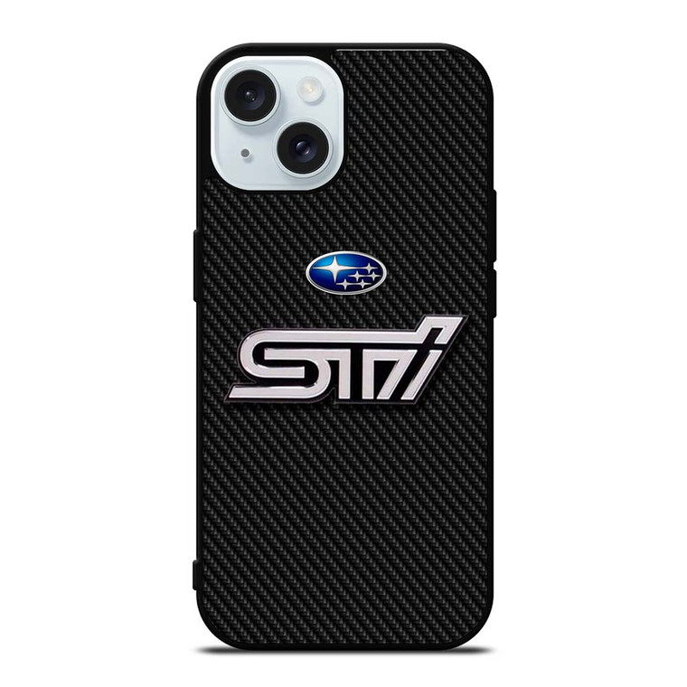 SUBARU STI CARBON iPhone 15  Case Cover