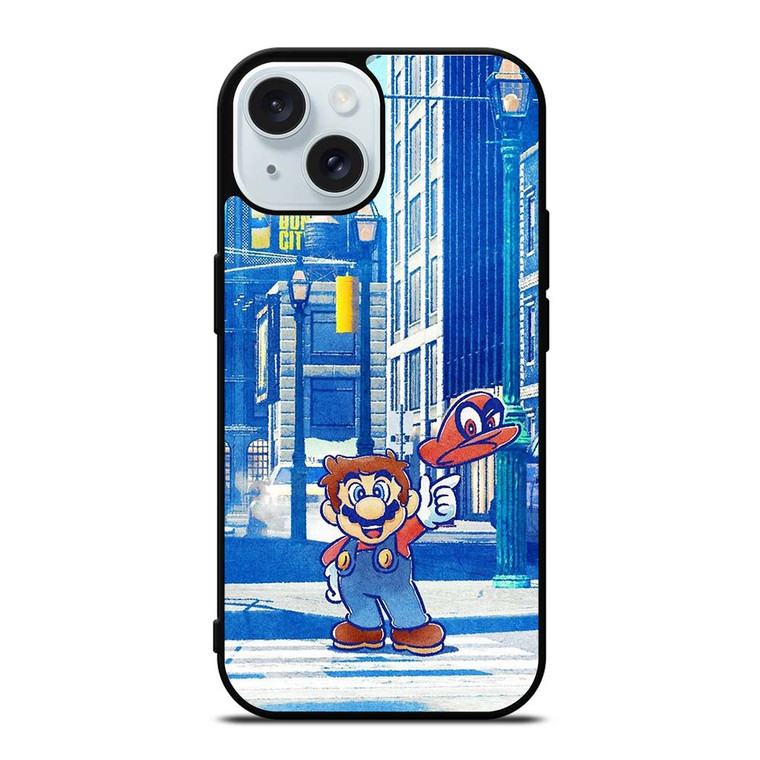 SUPER MARIO ODYSSEY GAME 2 iPhone 15  Case Cover SUPER MARIO ODYSSEY GAME 2 iPhone 15  Case Cover