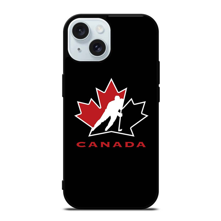 TEAM CANADA HOCKEY LOGO iPhone 15  Case Cover