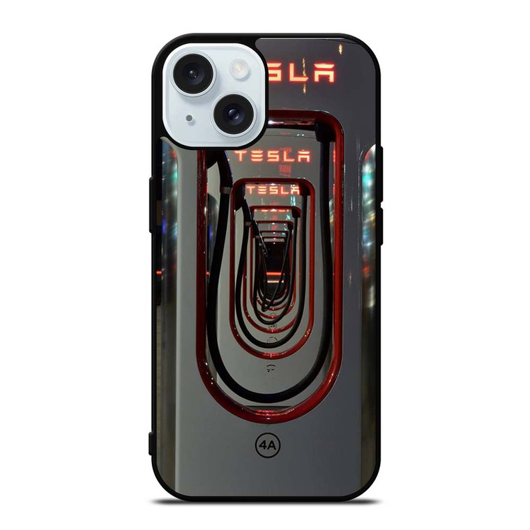 TESLA STATION CHARGE iPhone 15  Case Cover