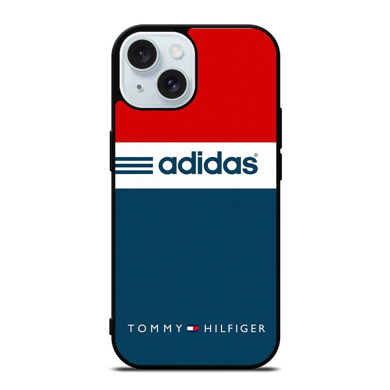 TOMMY HILFIGER ADIDAS STRIPE iPhone 15  Case Cover