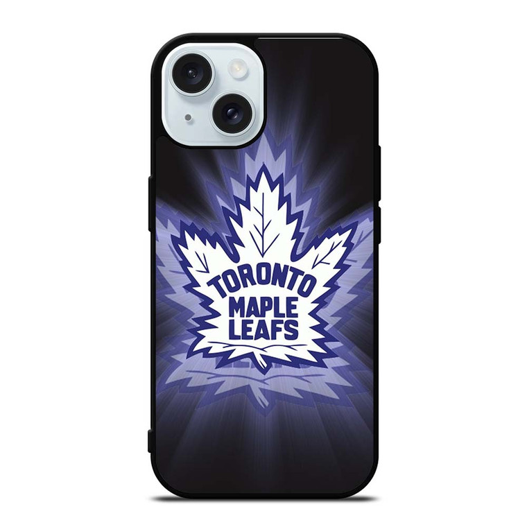 TORONTO MAPLE LEAFS NHL LOGO 2 iPhone 15  Case Cover TORONTO MAPLE LEAFS NHL LOGO 2 iPhone 15  Case Cover