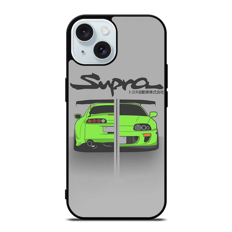 TOYOTA SUPRA CAR CLIPART iPhone 15  Case Cover