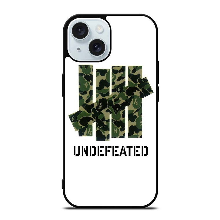 UNDEFEATED CAMO iPhone 15  Case Cover UNDEFEATED CAMO iPhone 15  Case Cover