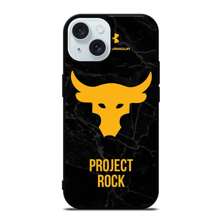 UNDER ARMOUR PROJECT ROCK MARBLE iPhone 15  Case Cover UNDER ARMOUR PROJECT ROCK MARBLE iPhone 15  Case Cover