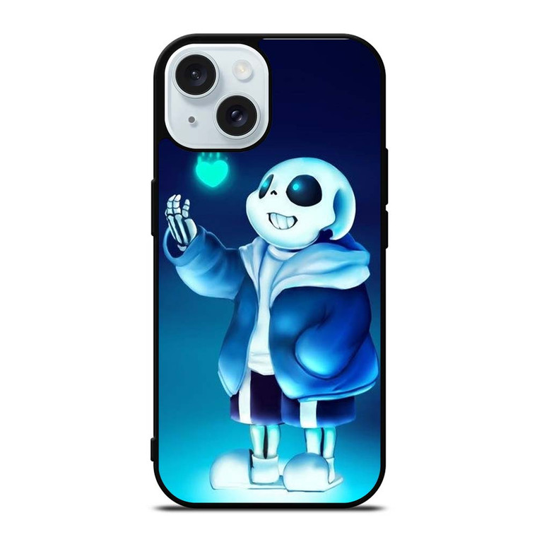 UNDERTALE GLOWING LOVE SYMBOL iPhone 15  Case Cover