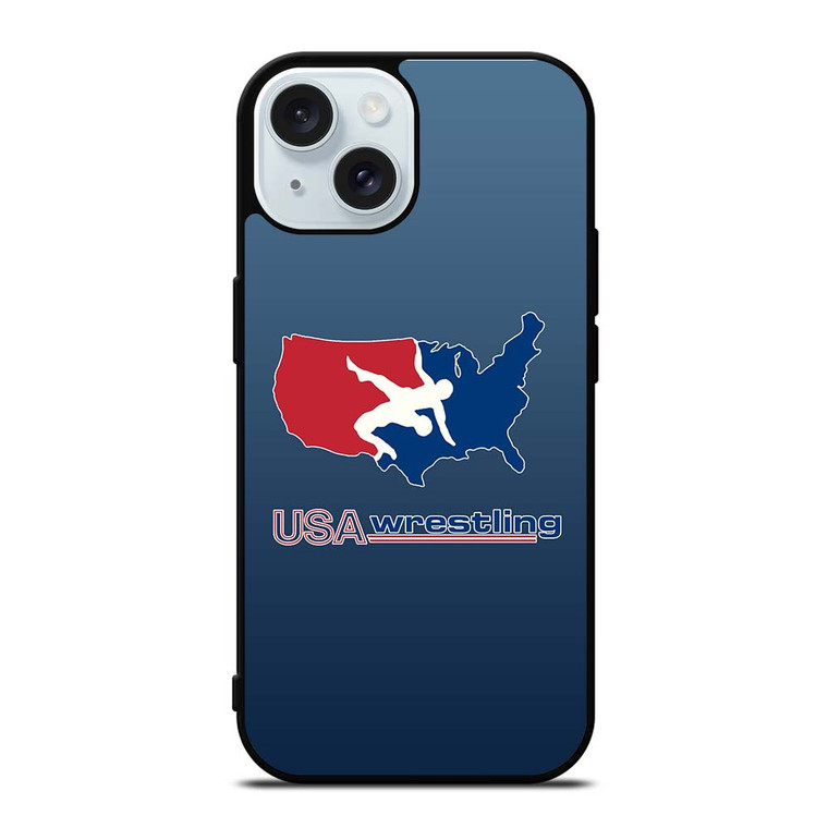 USA WRESTLING SYMBOL iPhone 15  Case Cover