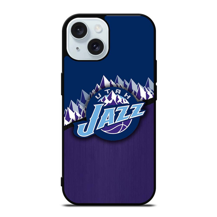 UTAH JAZZ BASKETBALL LOGO iPhone 15  Case Cover