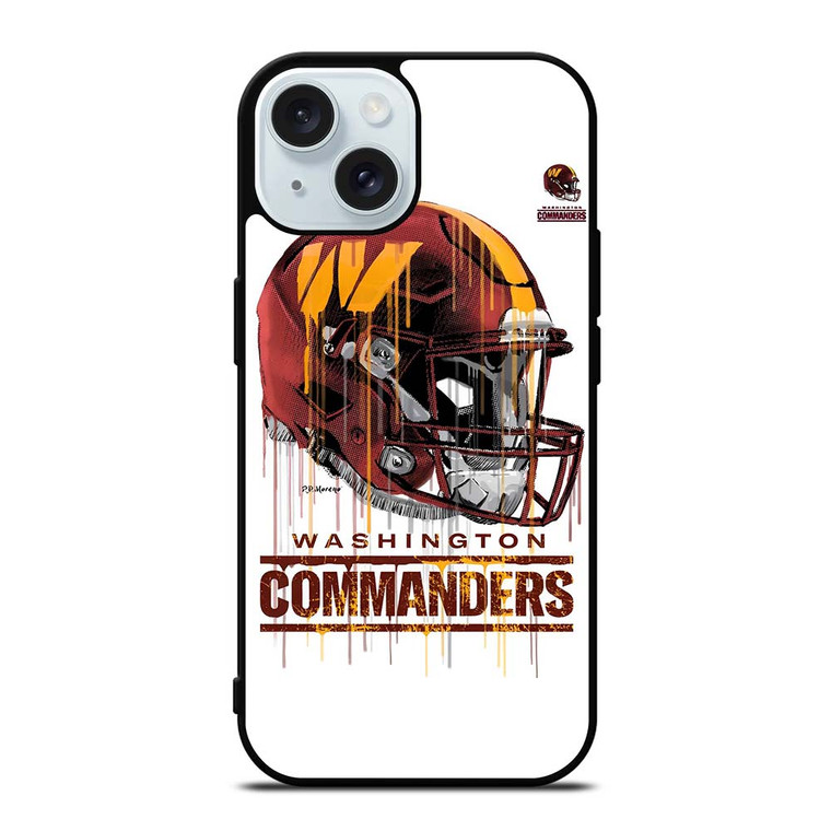 WASHINGTON COMMANDERS HELM ICON iPhone 15  Case Cover