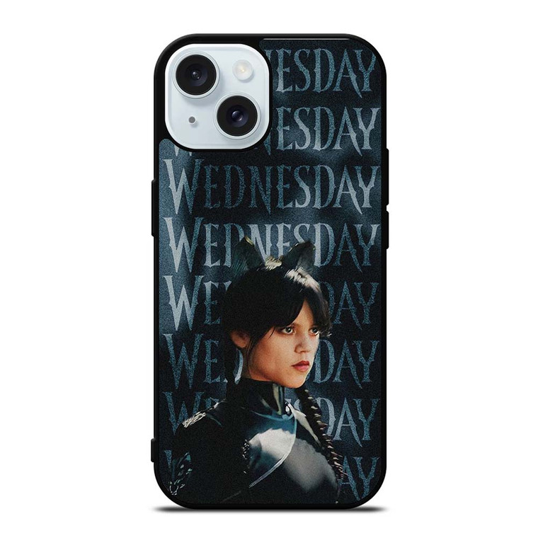 WEDNESDAY ADDAMS JENNA ORTEGA 2 iPhone 15  Case Cover WEDNESDAY ADDAMS JENNA ORTEGA 2 iPhone 15  Case Cover
