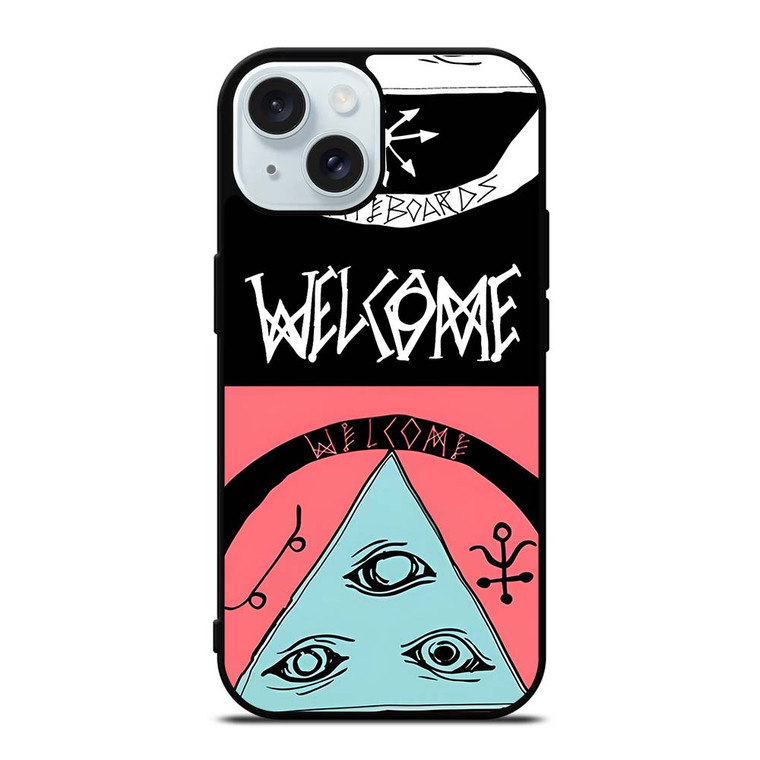WELCOME SKATEBOARDS TWO iPhone 15  Case Cover