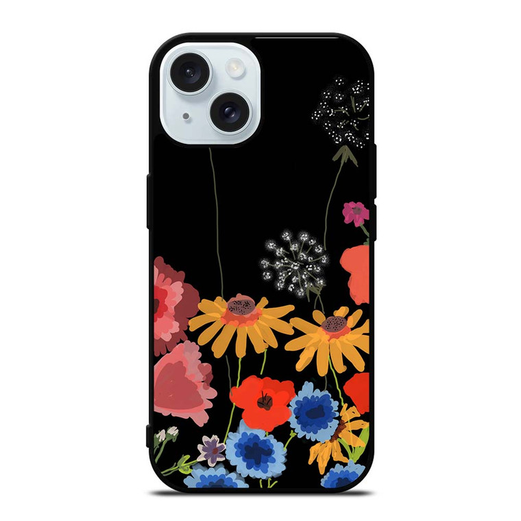 WILDFLOWER FLOWER iPhone 15  Case Cover