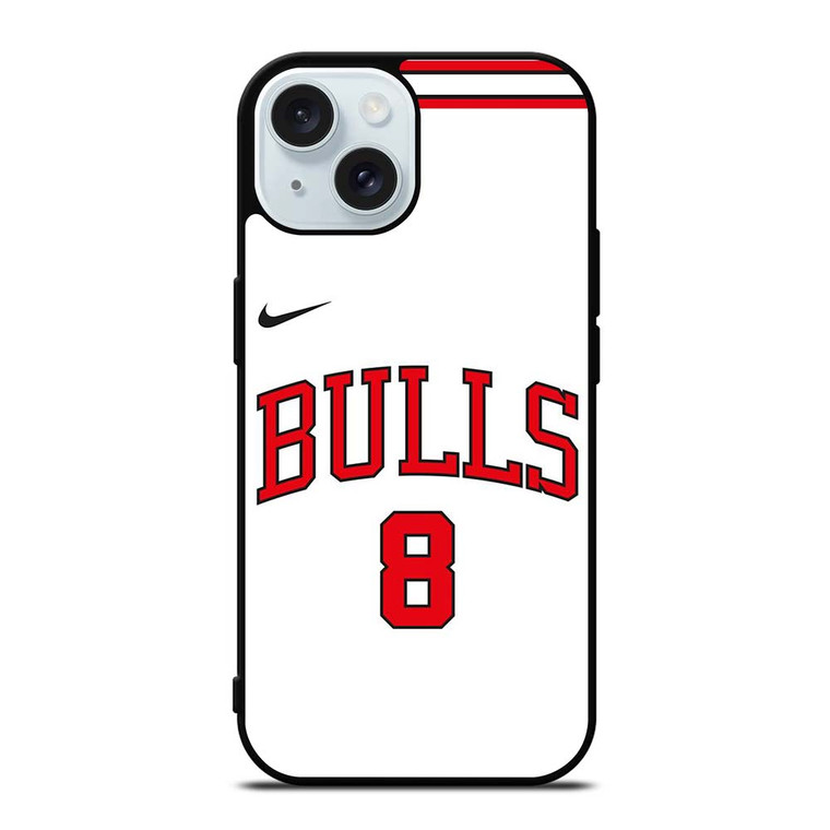 ZACH LAVINE CHICAGO BULLS WHITE iPhone 15  Case Cover