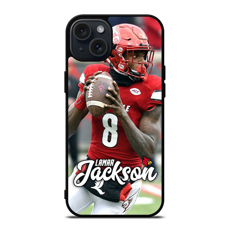 LAMAR JACKSON LOUISVILLE NFL iPhone 15 Plus Case