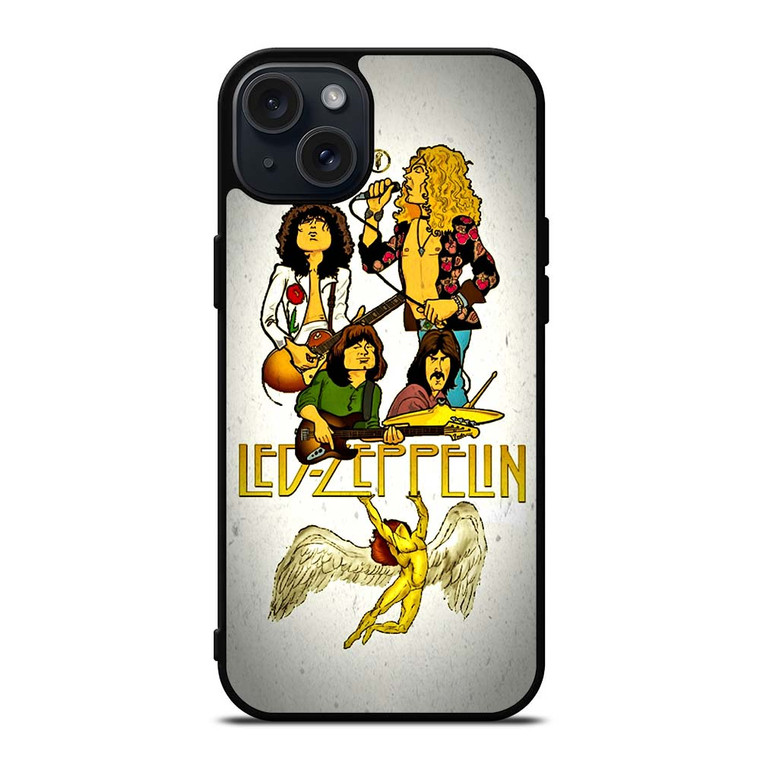 LED ZEPPELIN CARTOON iPhone 15 Plus Case