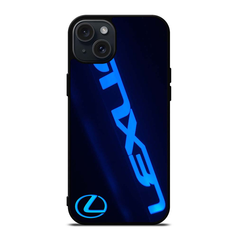 LEXUS BLUE LIGHT LOGO iPhone 15 Plus Case