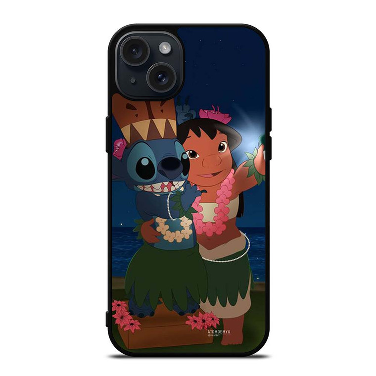 LILO AND STITCH CARTOON iPhone 15 Plus Case