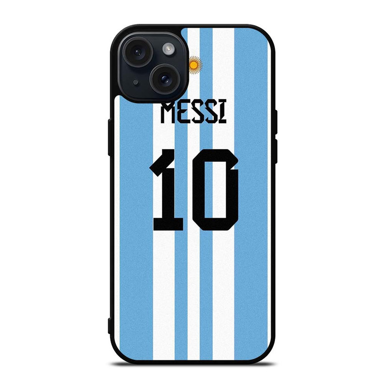 LIONEL MESSI ARGENTINA JERSEY 2 iPhone 15 Plus Case