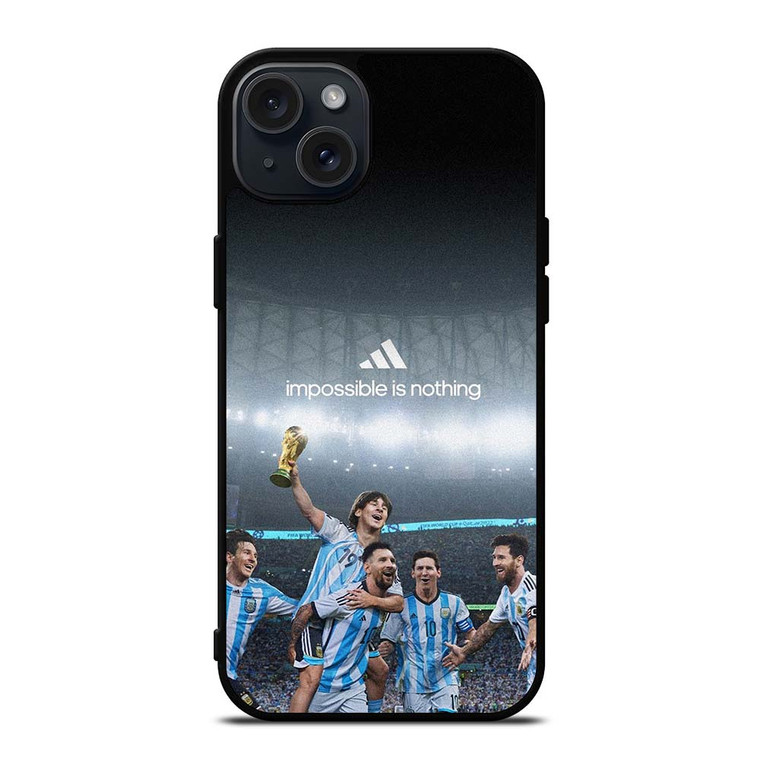 LIONEL MESSI IMPOSSIBLE IS NOTHING ADIDAS iPhone 15 Plus Case